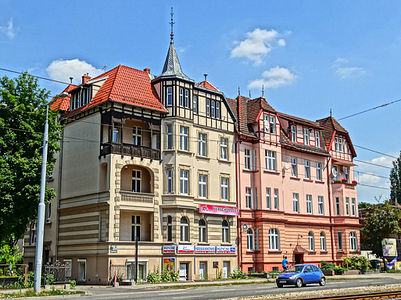 View from Jagiellońska street, Nr.69 on the left