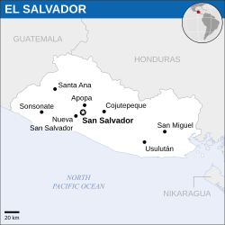 Lokasi El Salvador