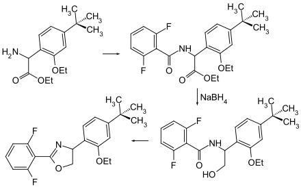 Synthese von Etoxazol (Variante)