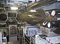 Torpedo room L4 or L5 in the atomic submarine Le Redoutable of the French SNLE Type. [GFDL]