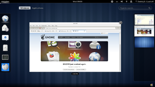 Gnome Shell bzw. Gnome 3.x (2011)