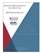 Grantee observation of seat belt use ... survey results - DPLA - e81dbac05fa9d0bde68105efd2afce14.jpg