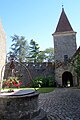 Vue intérieure du château (août 2011)