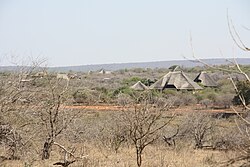 Marlothpark vanuit die Krugerwildtuin gesien
