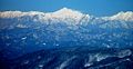 Vue du mont Kasa depuis le mont Kurai