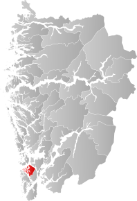 Poziția localității Comuna Fitjar