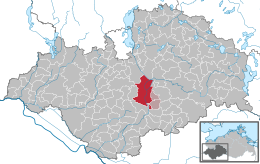Neustadt-Glewe – Mappa