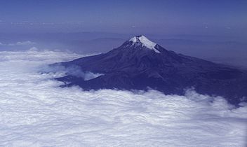 Aerial view of Pico de Orizaba