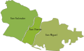 Provincias de la Alcaldía Mayor de San Salvador de 1658 a 1725
