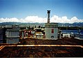 Looking over Reeves's forecastle at Pearl Harbor. (Late 1990s)