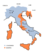 El reino tras las conquistas del rey Rotario (r. 636-652)