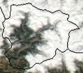 A satellite image of Andorra