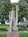 Sculptuur "Scheepstimmerman", Enkhuizerplein, Amsterdam-Noord