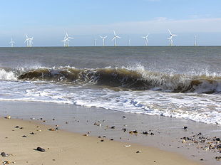 Scroby Sands rüzgâr tarlası, (Büyük Yarmouth)