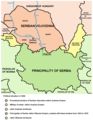 1848年的塞尔维亚公国与塞尔维亚伏伊伏丁那
