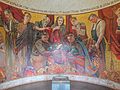 Mosaico nel padiglione della statua del Guerriero liberatore