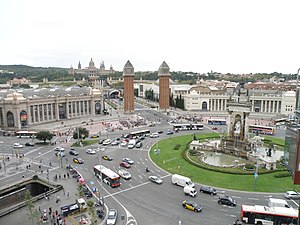 Panorámica desde la Plaza España.