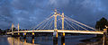 Image 19Albert Bridge, opened in 1873, crosses the River Thames between Chelsea and Battersea.