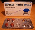 Boîte de Laroxyl de chez Roche de 50 mg.