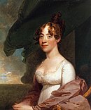 Anna Payneová Cuttsová, sestra první dámy Dolley Madisonové, 1804, Bílý dům