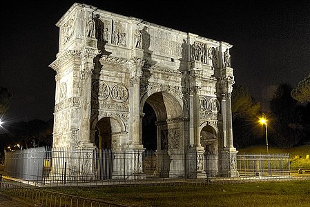 Arco di Costantino foto notturna