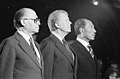 Menachem Begin, Jimmy Carter and Anwar Sadat at Camp David (1978)