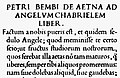 Llibre "De Aetna", 1495–96.