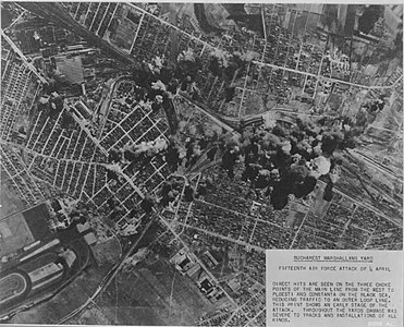 Allied bombing raid, 1944