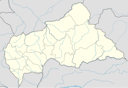 Bozoum is located in Central African Republic