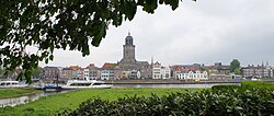 Deventer'in IJssel Nehri'nden görüntüsü