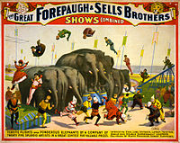 Cirkuski poster, oko 1900.