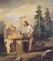 Ilmarinen takoo Sammon, Berndt Godenhjelm, 1800-luku