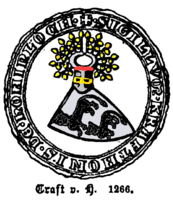 Stammwappen nach Krafts I. Siegel 1266