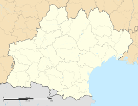Montaud, Hérault響Occitanie嘅位置