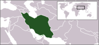 Ένας χάρτης που δείχνει τη θέση του Ιράν