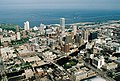 Aerial view of downtown Milwaukee