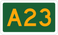 Alphanumeric route marker