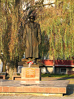 Pomnik Ludvíka Svobody na Placu Wolności w Svidníku