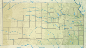 Map showing the location of Lovewell State Park