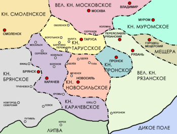 Новосильское княжество в XIV веке