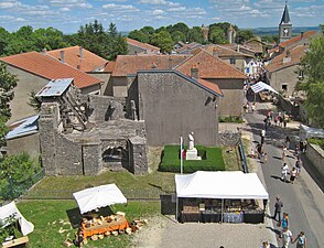 Partie ancienne du village, en grande partie reconstruite