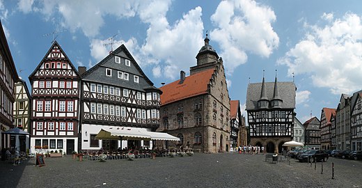 Fachwerkhäuser am Marktplatz