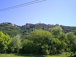 View of Aquara from the valley