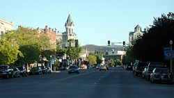 Skyline of Baker City