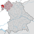 Lage in Bayern und im Landkreis