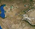 Bukhara på satellittbilde fra NASA