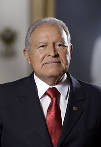 Prof. Salvador Sánchez Cerén 45.º (2014-2019) 18 de junio de 1944 (79 años)
