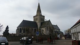 The church in Cappelle-Brouck