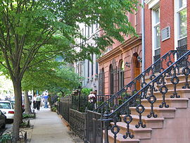 Il quartiere di Chelsea a Manhattan in New York City