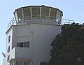 Close up of the control tower